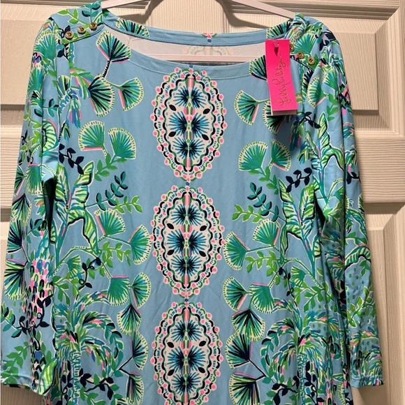 Meryl x Lilly Pulitzer NWT Vibrant Floral Maxi Dress - Picture 2 of 4
